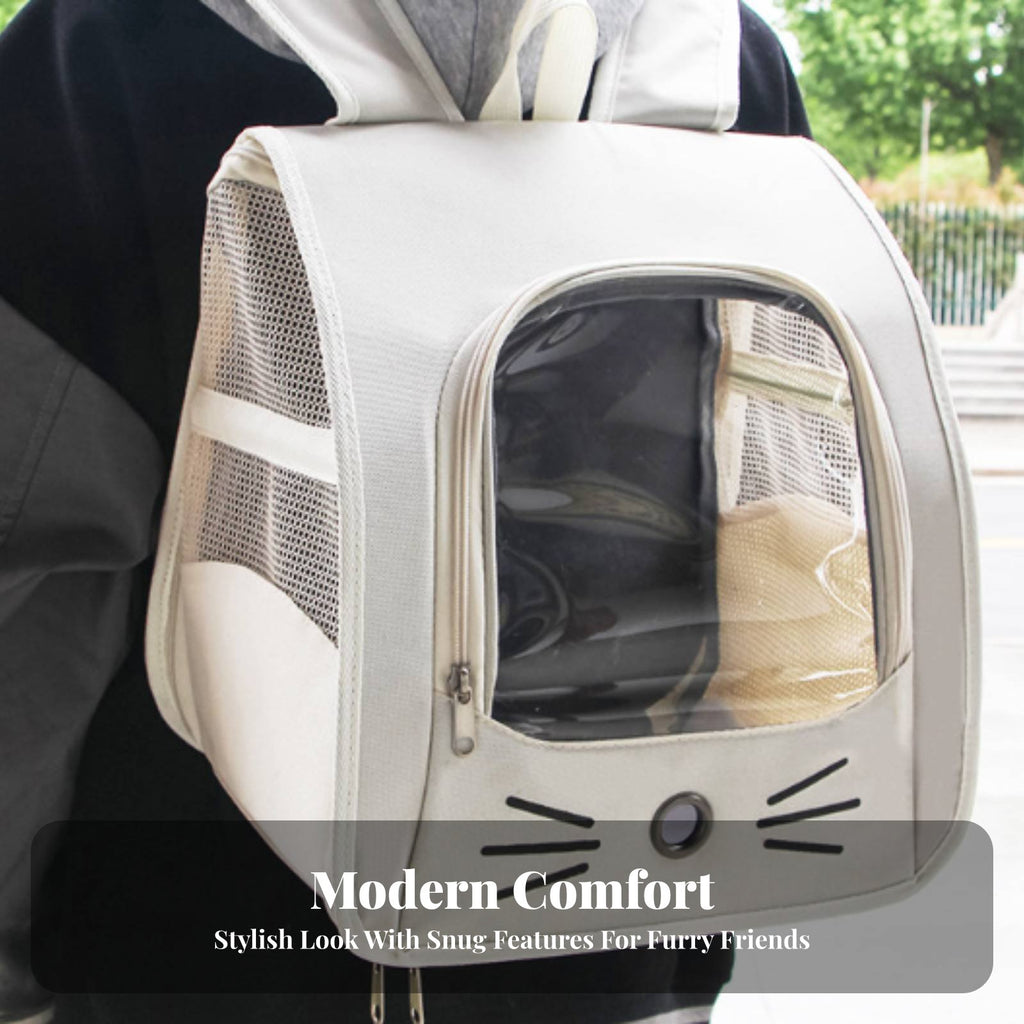 Space Capsule Pet carrierpack Breathable pet transporter Handshandshandsunrestricted for feline Owners