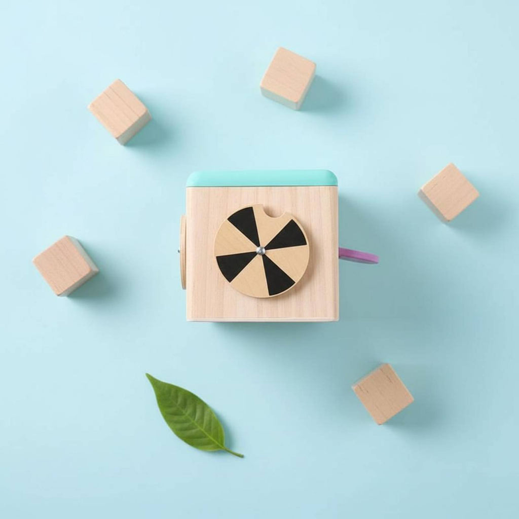 Tissue Box Toy Educational Baby Tissue Box Toy Natural Solid Wood