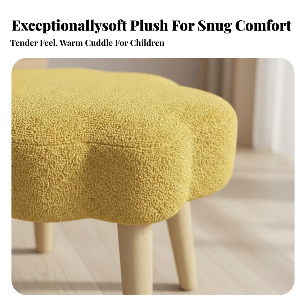 asteriskShaped Footstool Cute Novelty variants Low Stool Multi-Purpose for children' Room