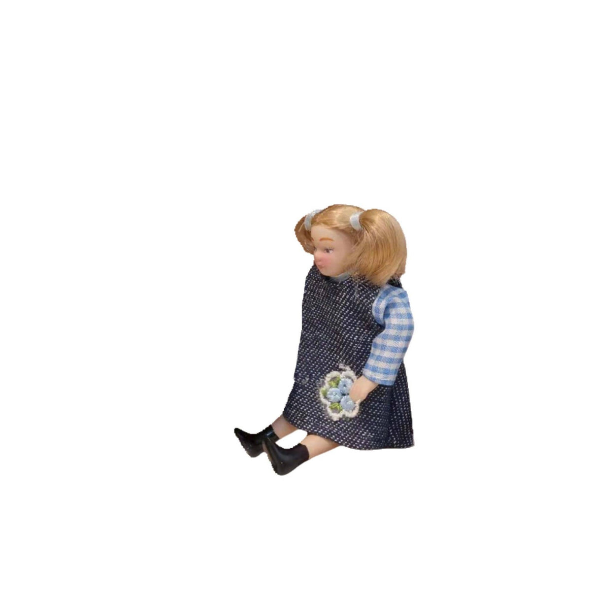 Poseable Miniature Doll Figures 1:12 Scale Articulated Doll Figure Posable