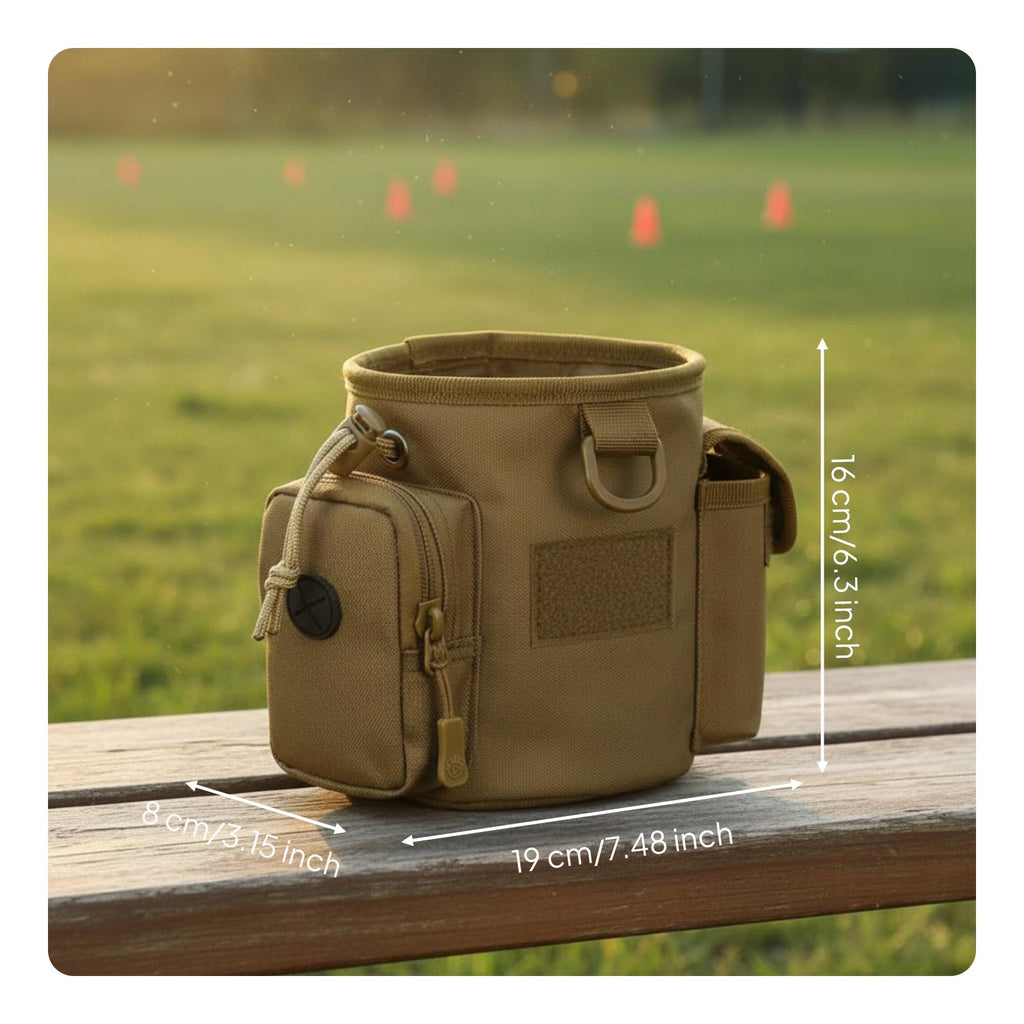 Dog Treat Training Pouch Multi-Functional Pet Training Waist Pouch for Outdoor