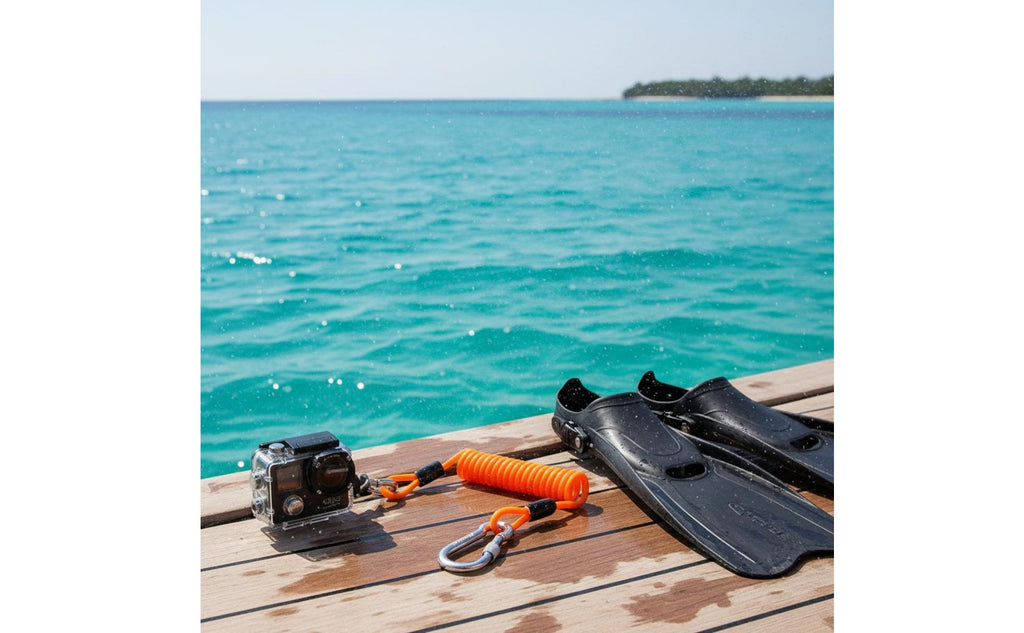 Diving Camera Safety Rope Stretchable Paddle Leash