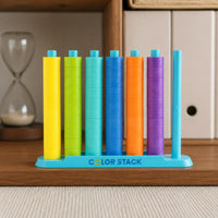 Color Matching Disc Game Plastic Sorting Toy Screenunstructured Play