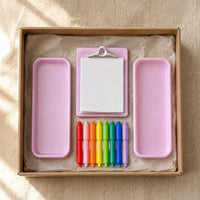 1/12 Scale Stationery Set Molded Dollhouse Clipboard Set Multi-Color