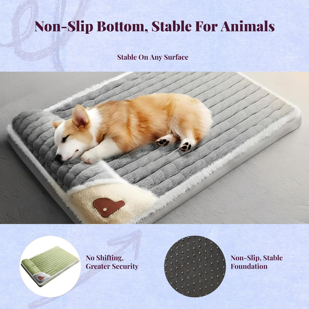Automatic Warming Dog Bed Mat, Non-Slip, Removable Cover