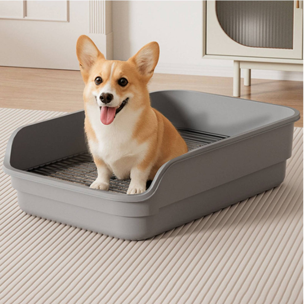 Indoor Dog Potty High Sided Pet Supplies Anti-Splash for Large Dogs