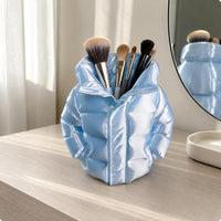 Puffer Jacket Pen Holder Desktop Jacket-Shaped Pen Holder Cute Design