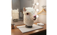 Alpaca Headpiece Realistic Details Funny Alpaca Headgear Costume Accessory for Masquerade Party