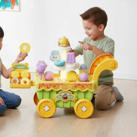 Music Ice Cream Vehicle Rotating Light up Ice Cream Vehicle Role Play Kids Toy