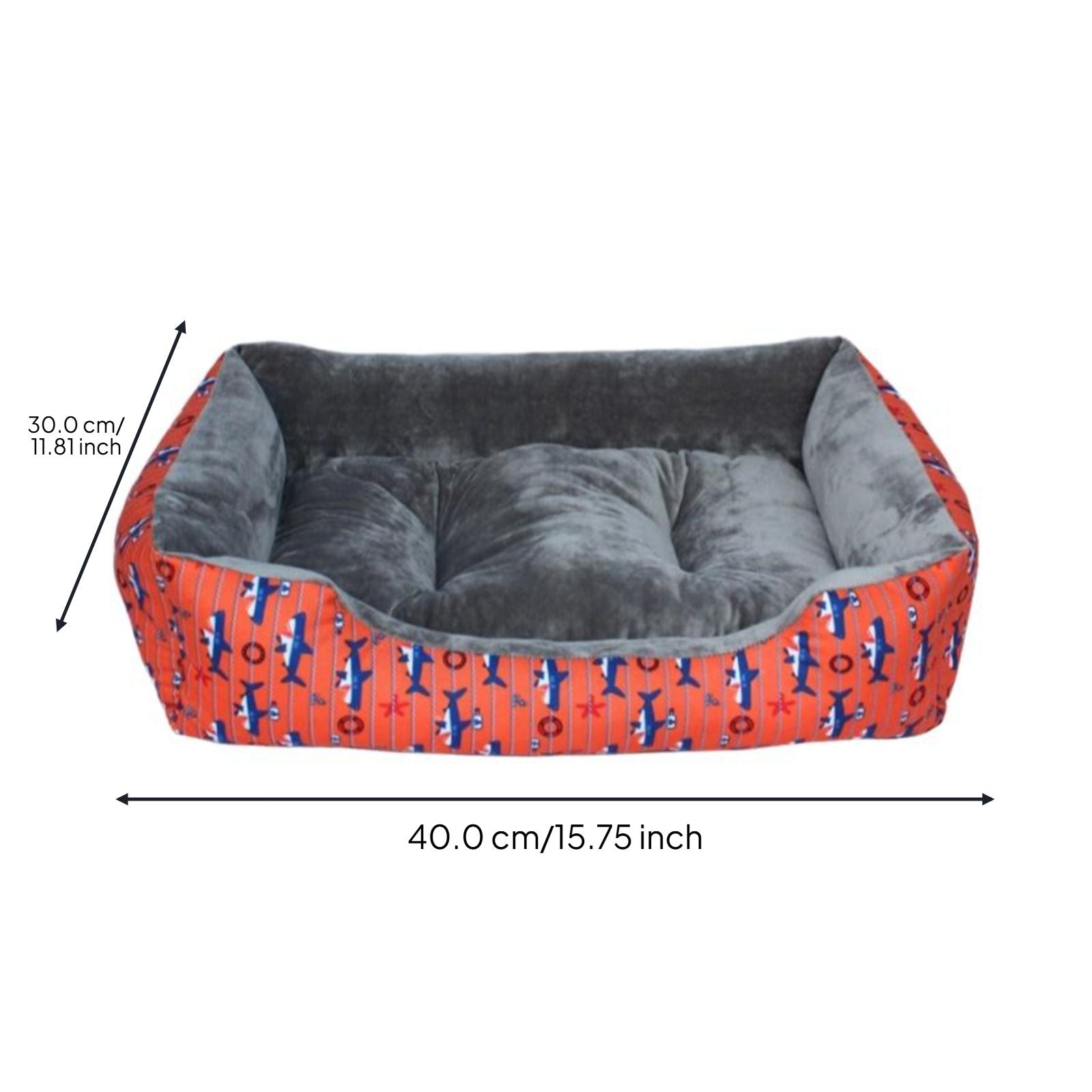 Dog Bed Sofa, Removable Washable Pad, Non-Slip Base