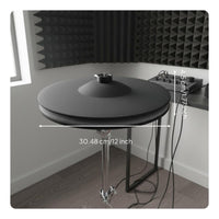 Electronic Ride crashing Cymbal Construction Electronic Drum Cymbal Pad low type profile Design