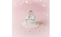 1:12 Scale Vanity Table Playhouse Toy Miniature Dressing Table for Hobbyists