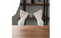 Furry Ear Headband Realistic Faux Hair Feline Ears Soft Doll Accessory for Dress Up