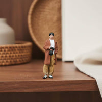 Travel Photography Doll Set Collectible Gift Mini Travel Photo Figures