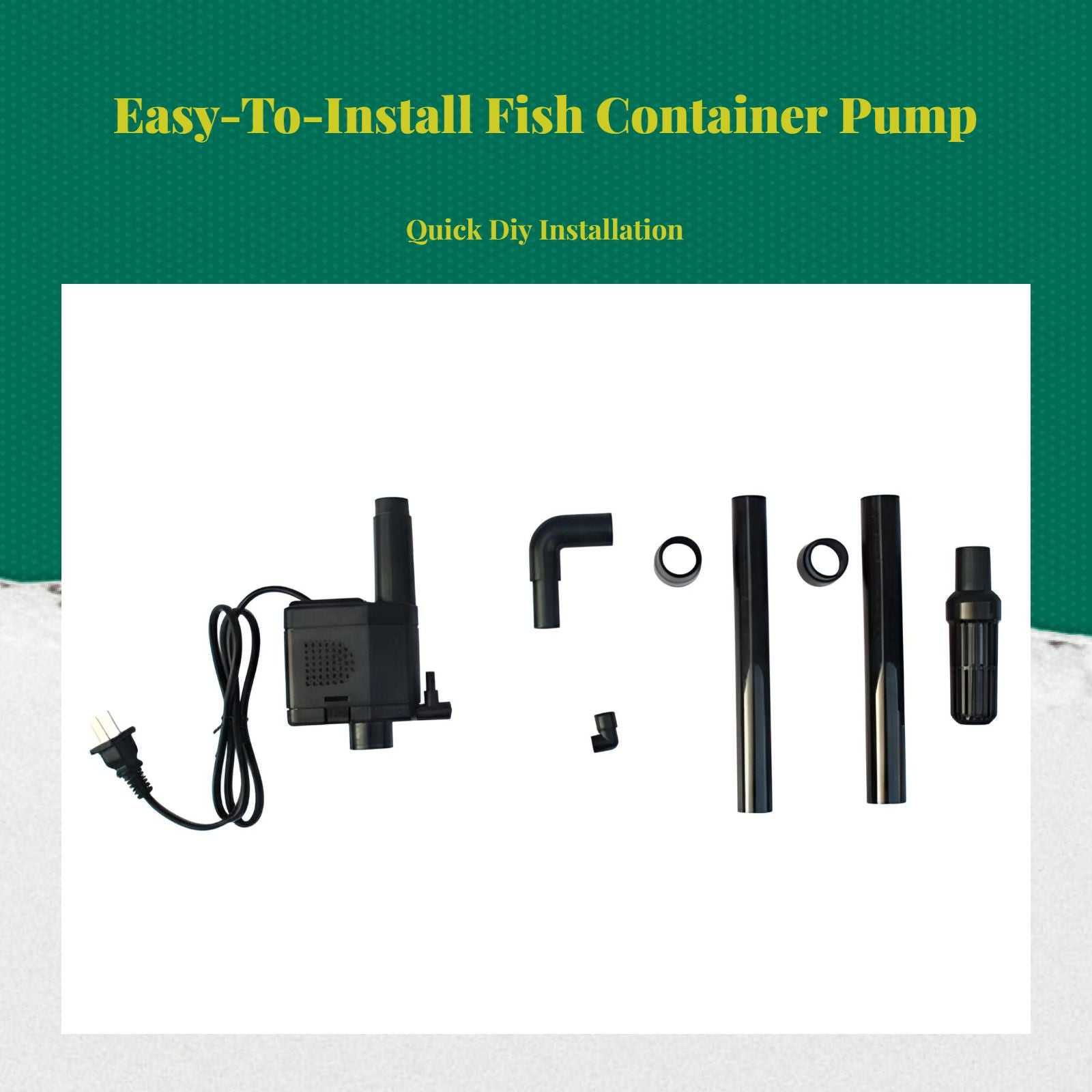Three-in-One Aquatic Habitat Aeration Pump, tri-flow-1000 Replacement, Circulation Strainer, Top Strainer for Large Tanks