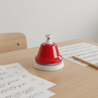 8 Pieces 8 Note Desk Bells Educational Classroom Bell Instrument Easy to Play