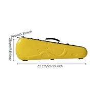 Carbon Fiber Violin Case Sturdy Backpack Violin Case Crushproof for Students