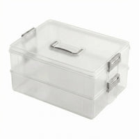 Bead Storage Box Rectangular Bead Organizer Box Secure Lid