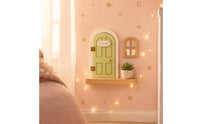 Fairy Door Set Welcome Plaque Home Decor Easy to Install