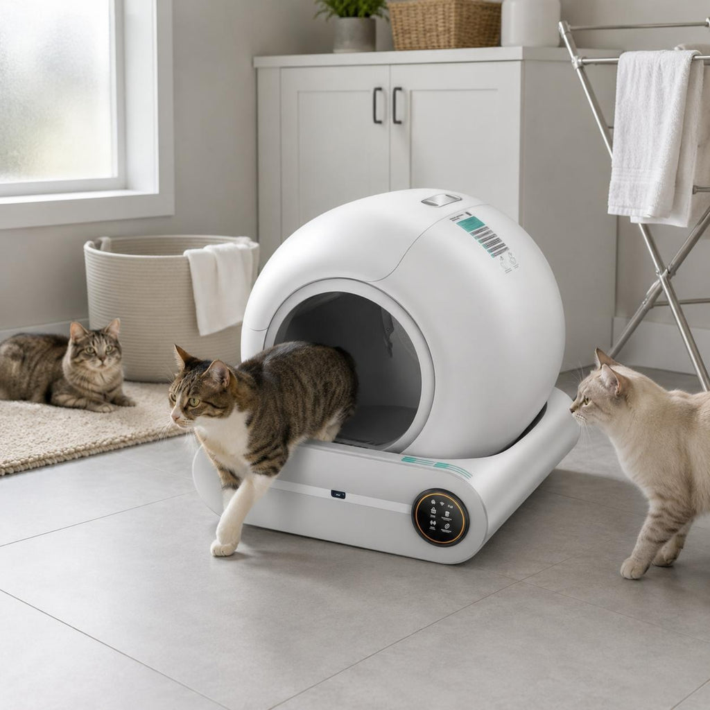 Smart Feline Litter Box Health Self-Cleaning Feline Litter Box Ultra-Quiet