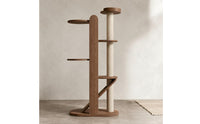 Wooden Cat Climber Climbing Tree Compact Cat Climbing Floor-Standing Structure Standing Pet Accessory