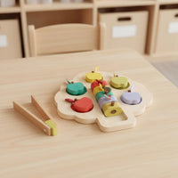 Apple Sorting Game Hand-Eye Coordination Color Matching Game Polished Edges