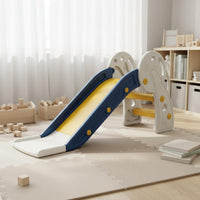 Folding Kids Slide Easy to Store Indoor Young Child Slide Stable Structure Play Equipment for Infants, Young Children
