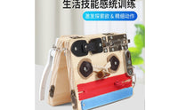 Wooden Busy Board Hands-On Learning Educational Activity Board Screen Play Fine Motor Skills Toy for Young Children, Preschoolers