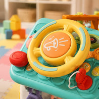 House-Shaped Busy Board Fine Muscle Skills Six-Sided Activity Board Educational