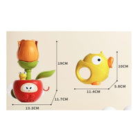 Suction Cup Bath Toy Color Box Apple Base Toy for Children
