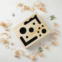 Interactive Feline Maze Toy Solid Wood Construction Pet Supply for Indoor
