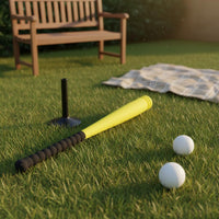 Foam Baseball rod Lightweight Soft Sponge Baseball Toy Colorful Design Kids Batting rod for Young Children, Beginners, Backyard