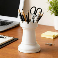 Chess Rook Pen Holder Creative Design Castle Chess Piece Writing Instrument Cup
