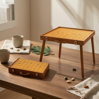 Chinese Chess Table Carrying Handle Xiangiqi Set Metal Latch