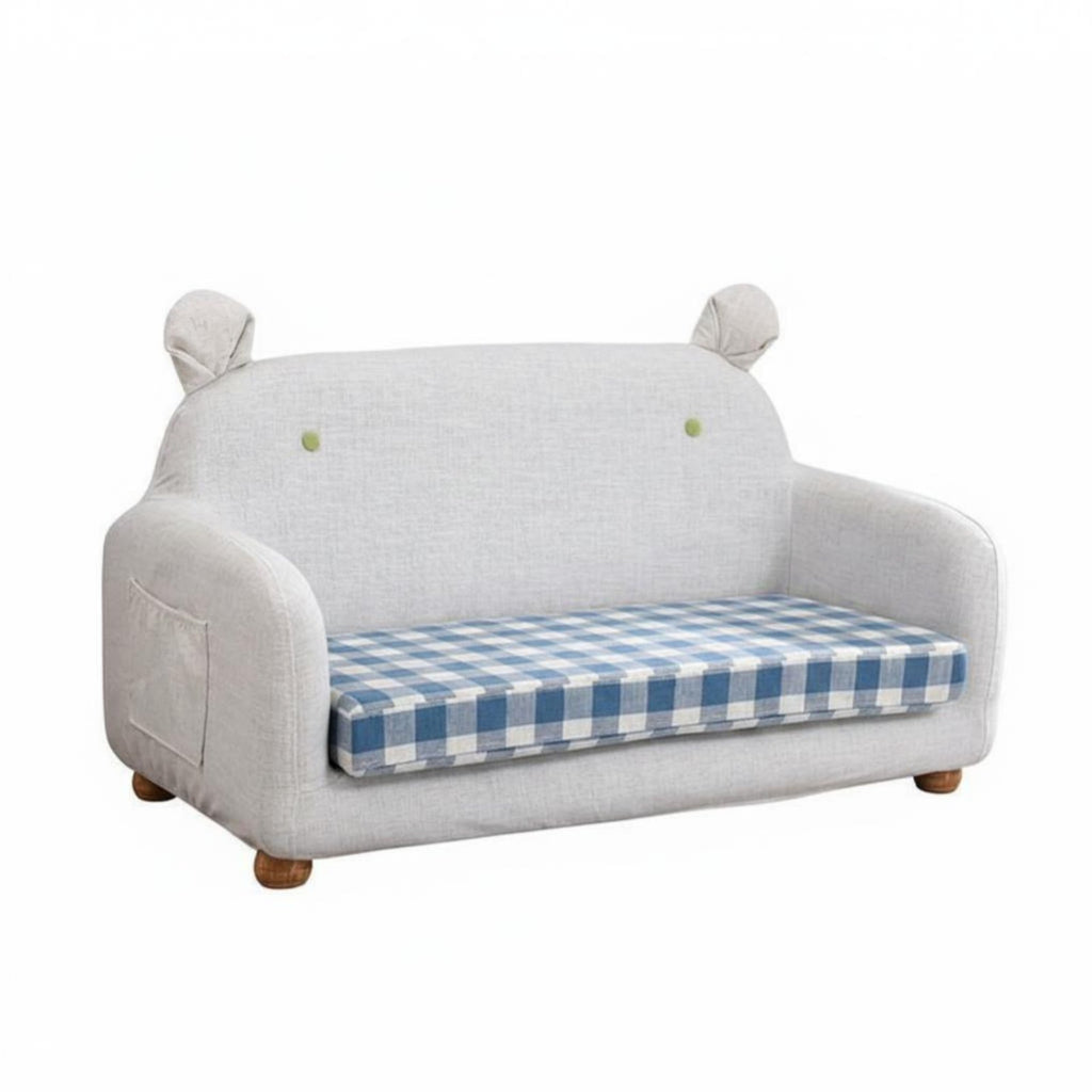 CreatureThemed Loveseat Removable and cleanable Cover kids' Furniture Cute Cartoon Design dense Foam padding for Parents