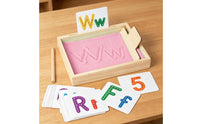 Educational Sand Writing Tray Shallow Wooden Sand Writing Tray Even Edges