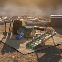 Sluice Box Kit Lightweight Aluminum Gold Sluice Easy Setup for Stream, Hobbyists