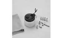 Airbrush Cleaning Jar Perforated Cap Airbrush Rinse Jar Mixing Palette Lid
