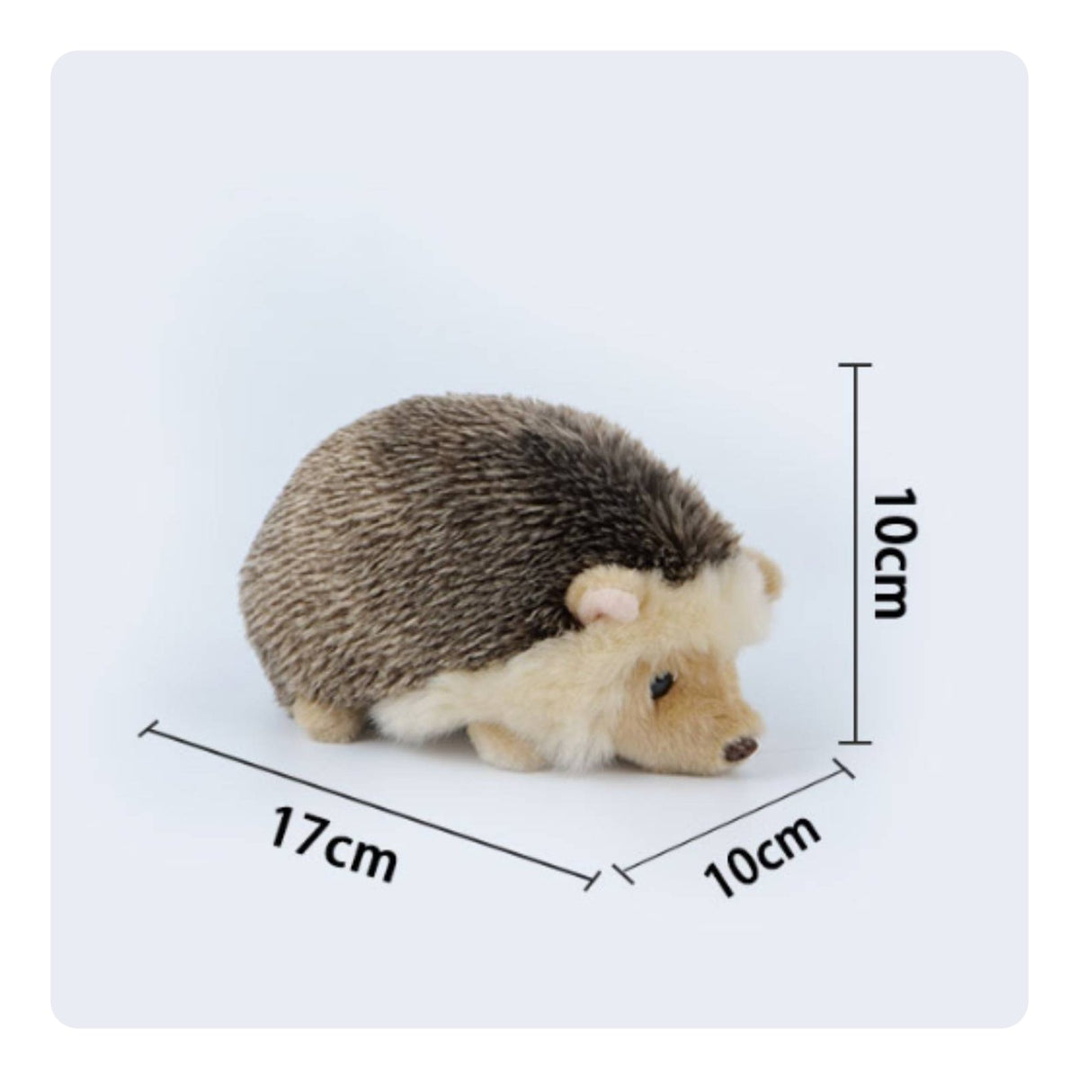 Round Hedgehog Plushie Gift Hedgehog Stuffed Toy Cuddly for Children