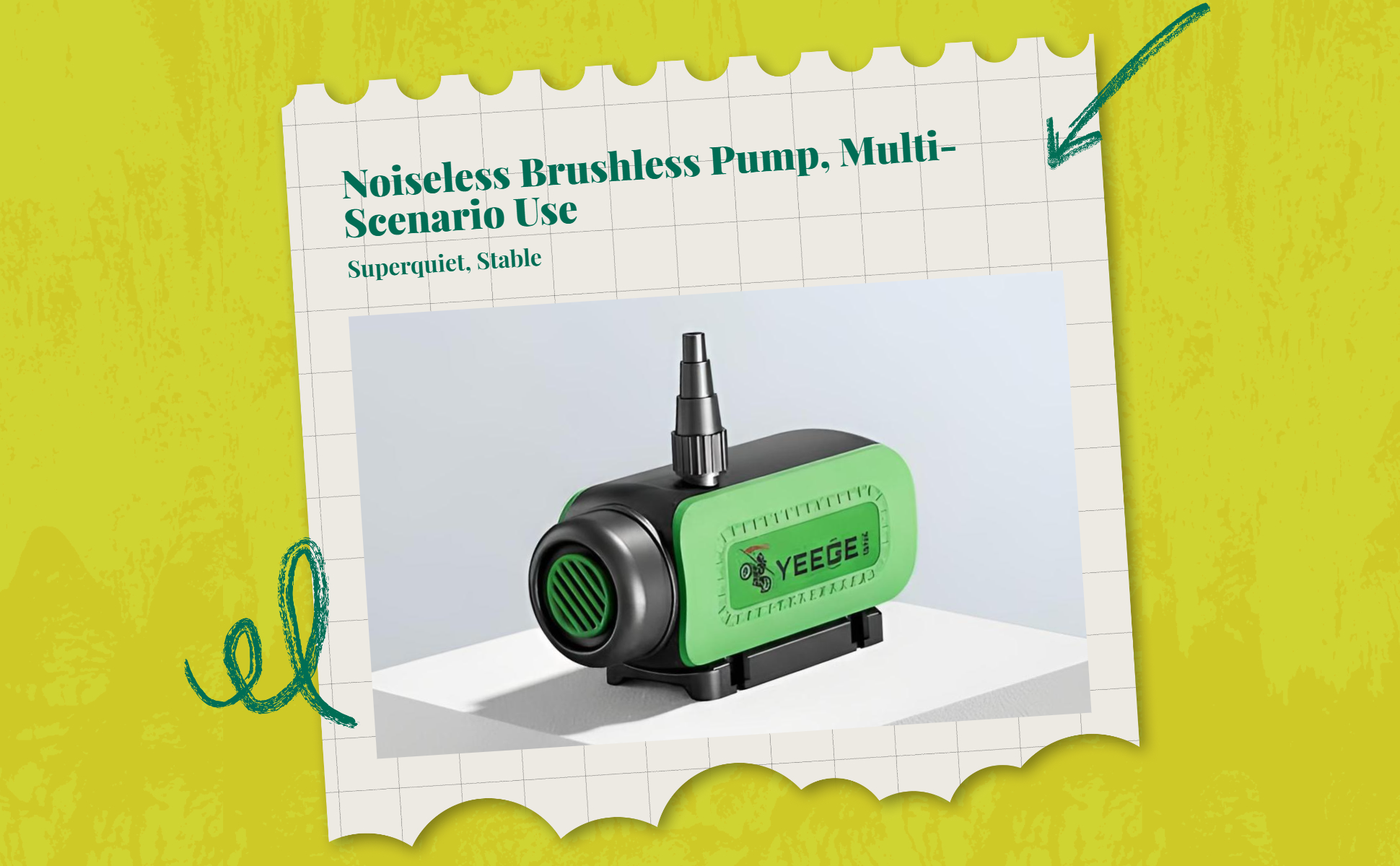 12V mini pump for aquariums