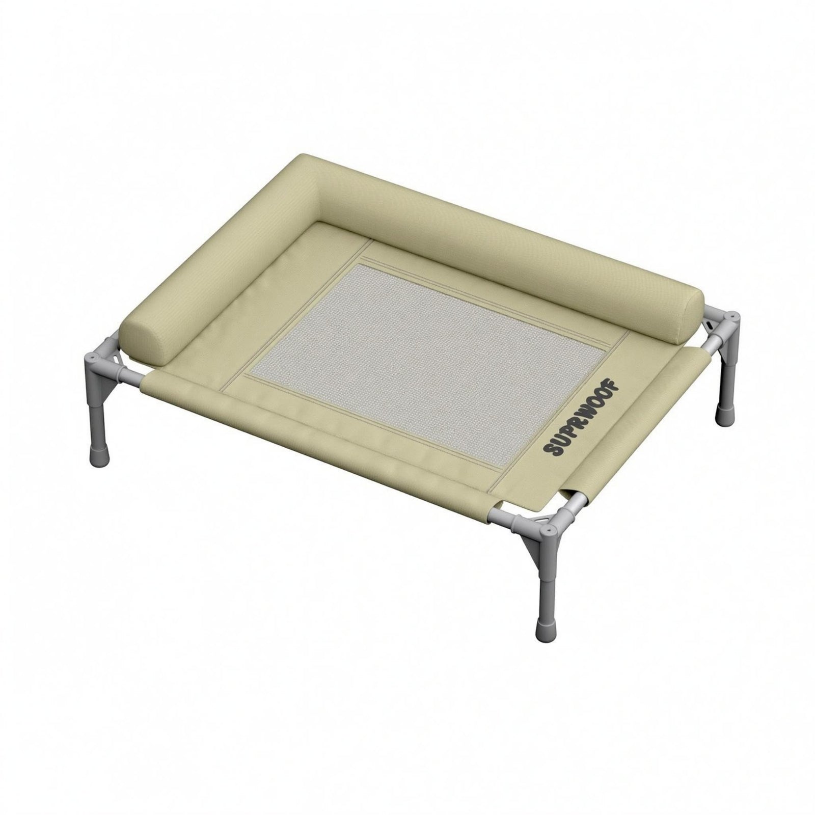 Raised Mesh Dog Cot Rectangular Frame Pet Furniture Washable