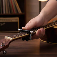 Sliding Guitar Capo Cylindrical Body Coil Loaded Capo Knurled