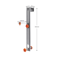 Level Wall Bracket 360 Degree Rotation Level Mounting Bracket Fine Tuning Knob Hardware Accessory for Professionals, DIY Users, Renovation