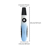 Handheld Electric Kazoo Tone Adjustable Music Device Blue-White Gradient