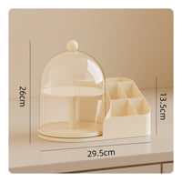 Clear Acrylic Display Box 360° Rotation Clear Dome Display Case Multifunctional