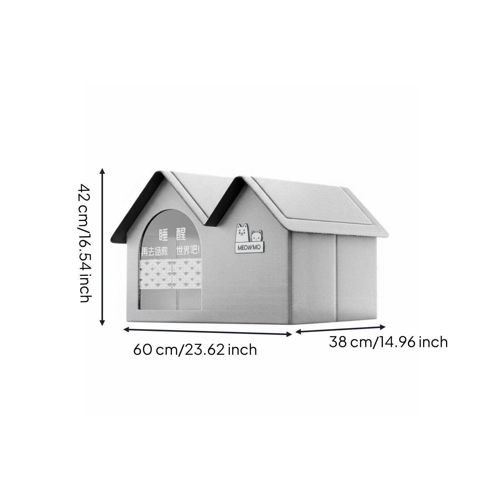 Cooling Feline Bed Air-Conditioned Room Enclosed Pet Bed Closed Design