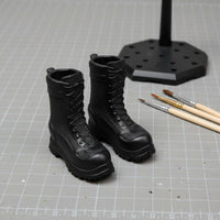 1/6 Combat Boots Realistic Texture 12 Inch Action Figure Shoes for Collectors