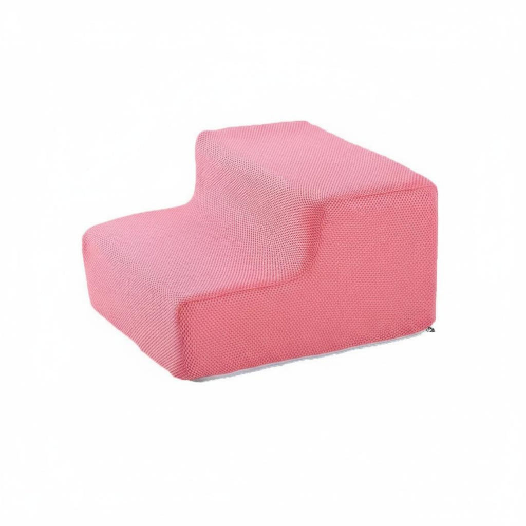 Two Step Pet Ladder Removable Foam Padding Dog Stairs Washable Upholstered Pet Ramp for Cats, Small Dogs, Bedroom