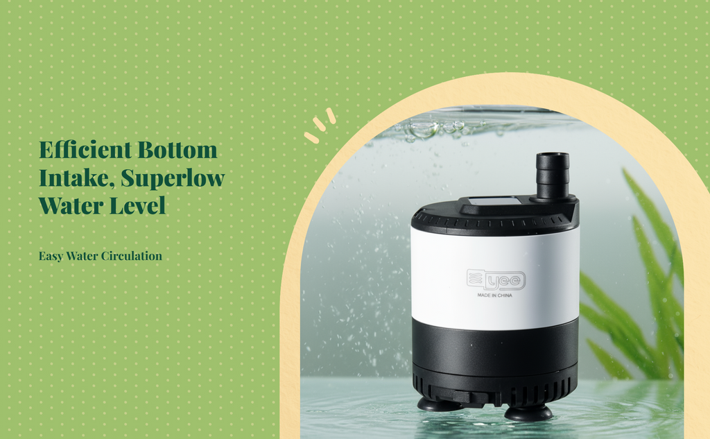 Adjustable aquarium submersible pump