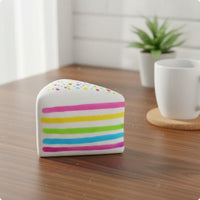 Rainbow Cake Squeezable Soft Cake Squeezable Sensory
